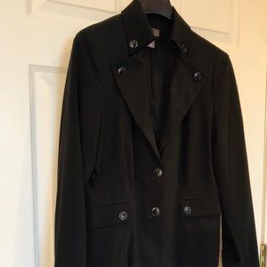 George Little Black Blazer Great Details Lined